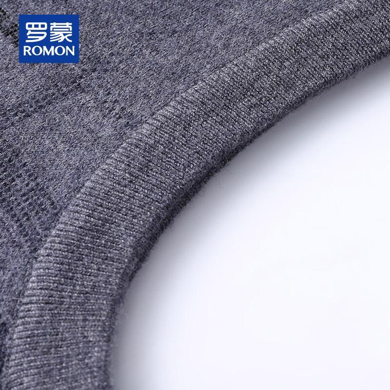 ROMON Men's 100% Pure Wool V-Neck Sweater Vest