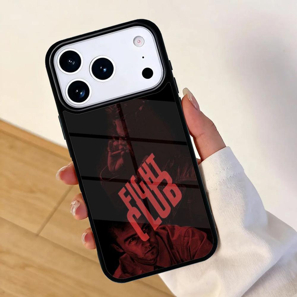 Fight Club SOFT Mobile Phone Case for IPhone 17 AIR 16pro Max 15 14 13 12 11 Bumper Cover