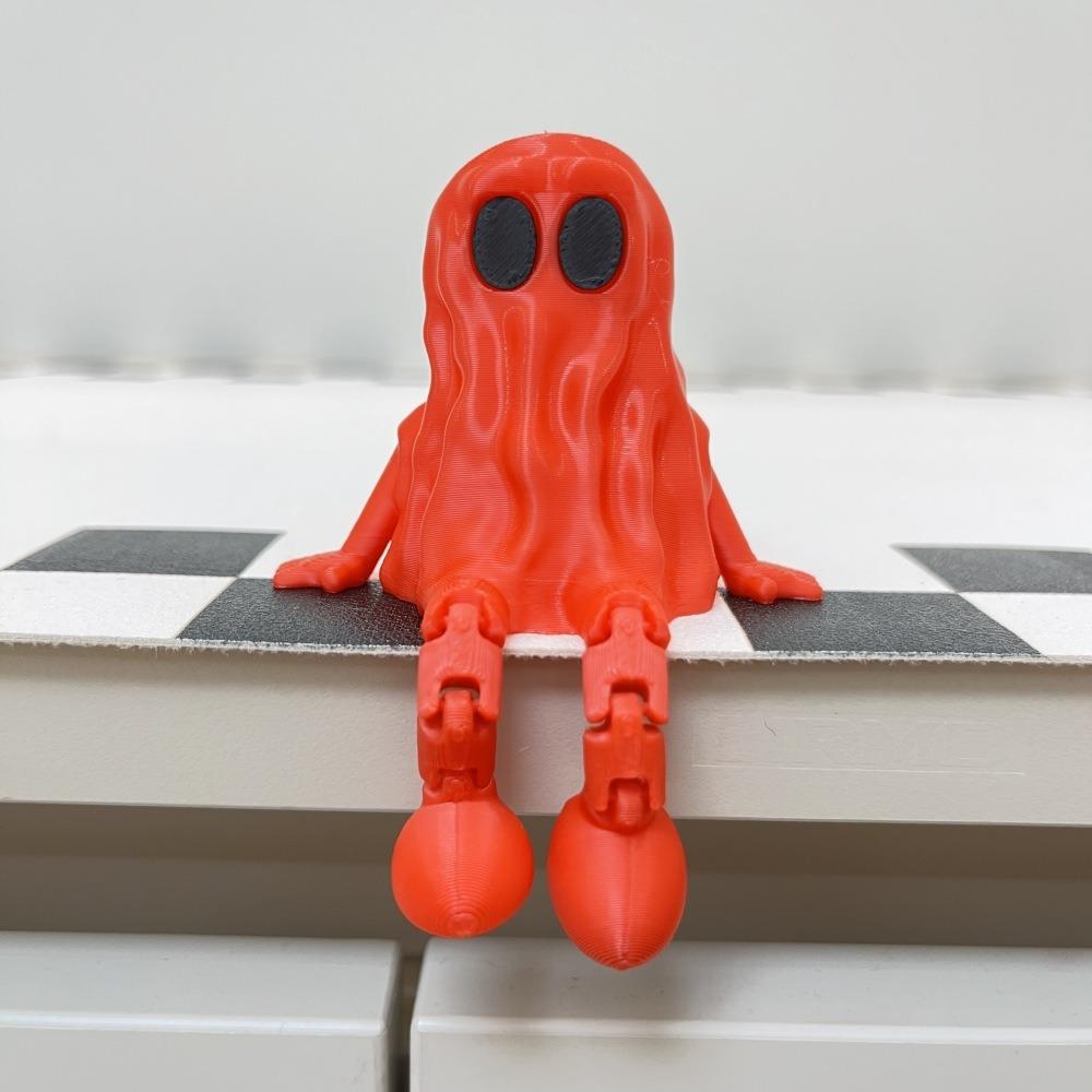 PLA 3D Printed Ghost Ornament Mini Ghost Statue Cute Ghost Fidget Toys  Home Decor