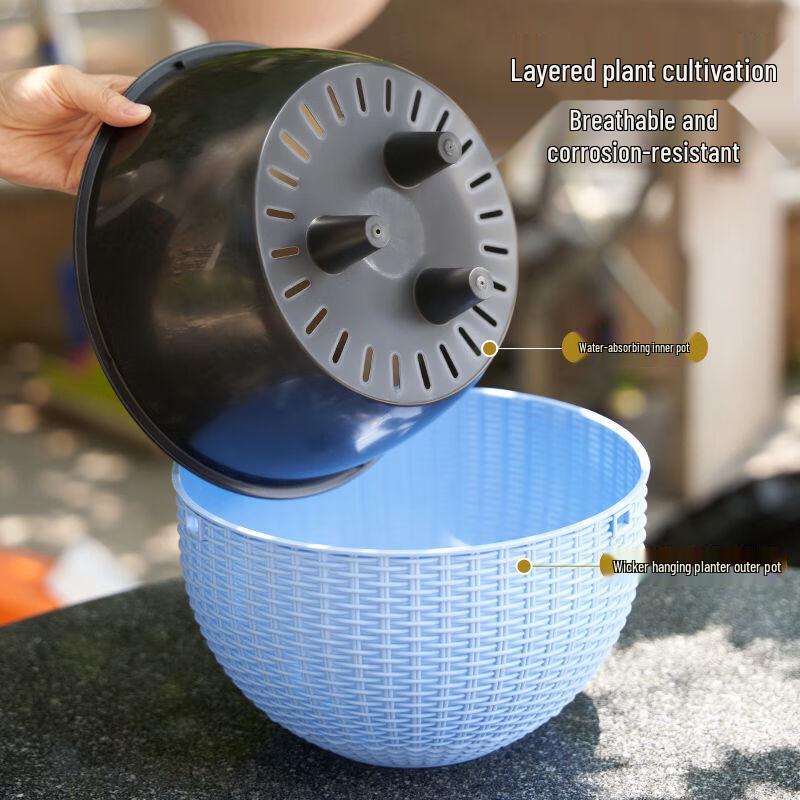 Creative Hanging Plant Basket with Chain