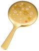 Nakatani Brothers Company Yamanaka Lacquerware Elegant Hand Mirror Gold Leaf Hana Kasumi 34-0720