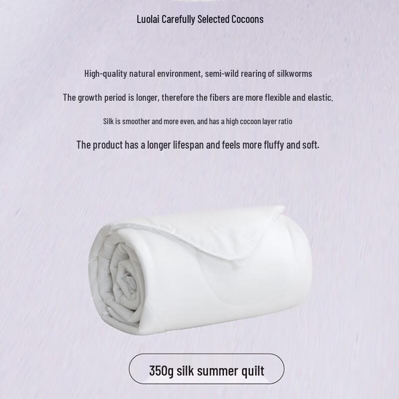 LUOLAI Silk Wool Antibacterial Four Seasons Mother-Child Quilt