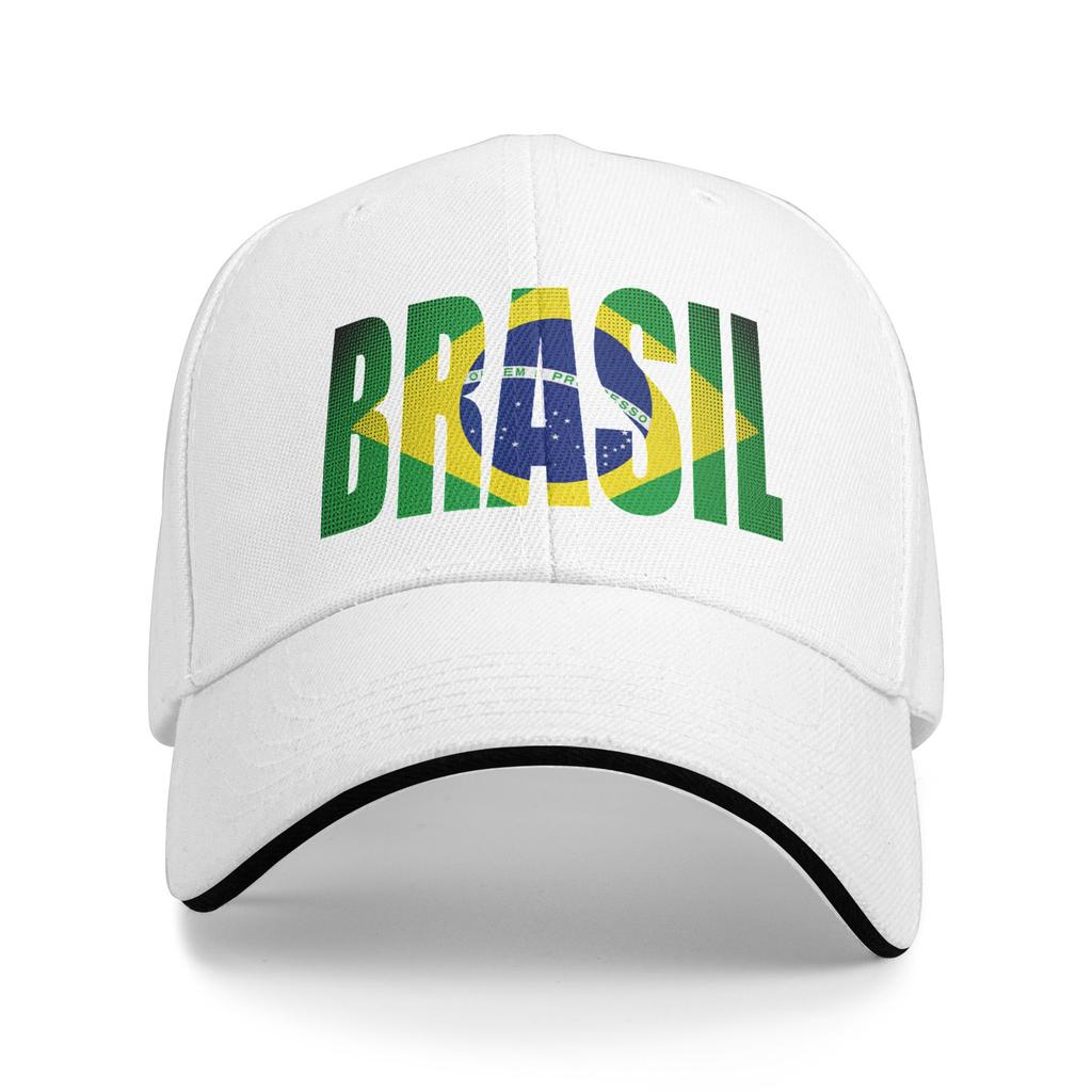 Bandeira Do Brasil Fans Brazil Flag Souvenirs Baseball Cap Funny FeUnisex Unisex Hip Hop Hats Outdoor Gym Snapback Cap Gift