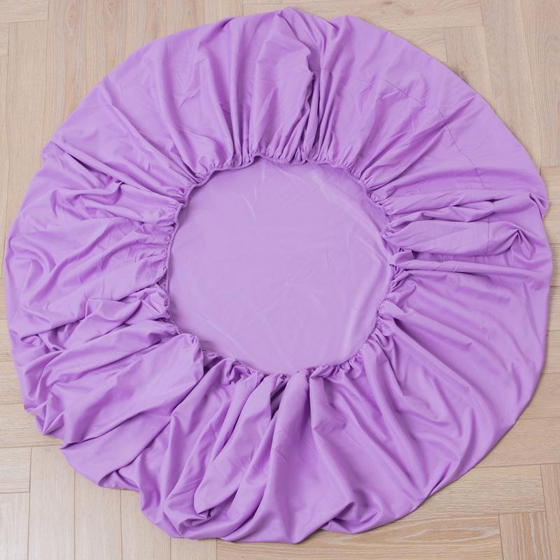 High Quality Fitted Sheet Multiple Colors Super Soft and Breathable Mattress Covers Protector Sofa Cover Single/Double Bed Sheet Solid Color Bed Cover