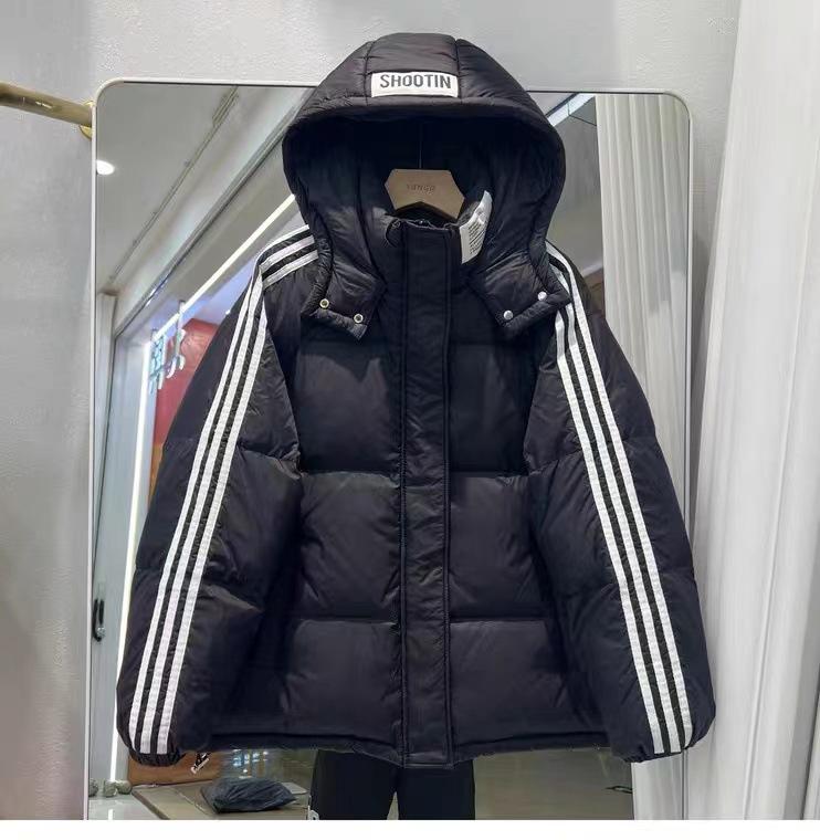New down jacket women's short hooded small winter design sense niche fashion coat