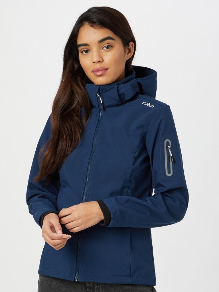 CMP Softshell Jacket Zip Hood Women (39A5006) Blue