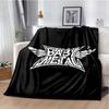 2026 New Babymetal Combination Printed Plush Soft Blanket Home Sofa Bed Warm Office Travel Picnic Flannel Blanket Bed Cover Gift