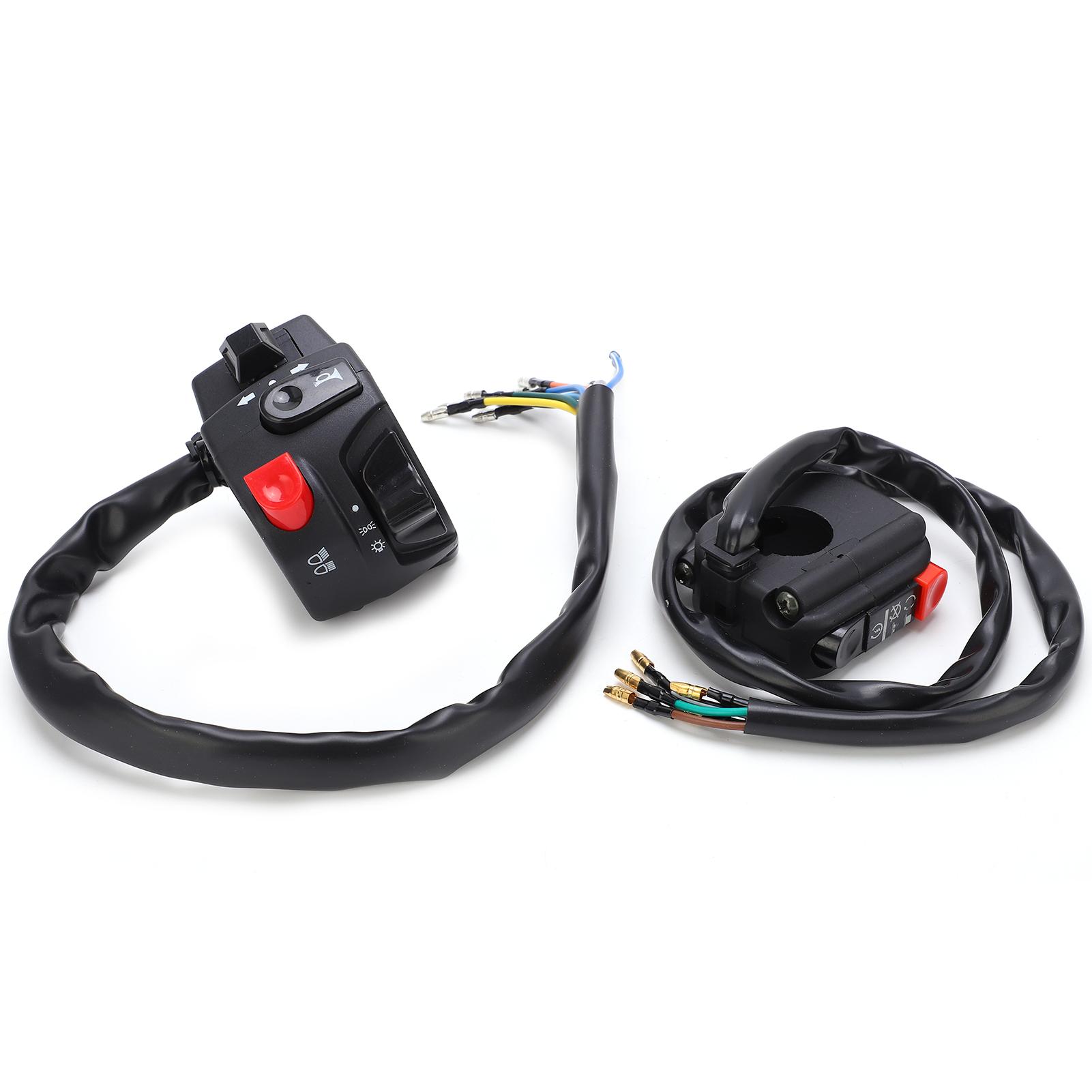 

7 8in Handlebar Switch 12V Motorcycle Headlight Fog Lamp ON OFF Control Waterproof Replacement for Yamaha SR400