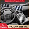 For SUBARU SOLTERRA -2024 Car Interior Center Console Trument Dashboard Protective Film Anti-scratch Sticker Accessories
