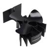 Wood Stove Fan Heat Powered 3 Blade Silent High Temperature Resistance Fireplace Stove Fan for Wood