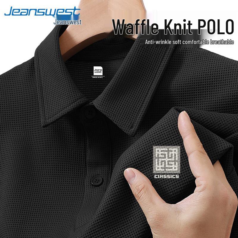 Jeanswest Men s Waffle Knit Polo Shirt 2XL