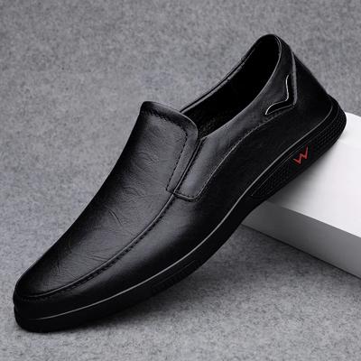 Moda Hombre Zapatos Casuales exterior Marca de Lujo 2024 Cuero Genuino Mocasines Mocasines Transpirables Slip on Negro Zapatos para Conducir hombre