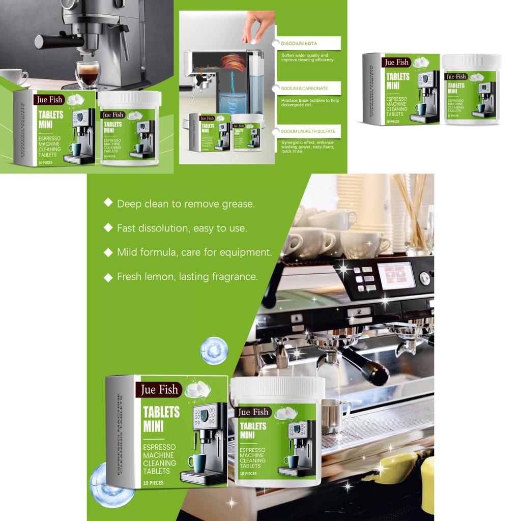 Cleaning Coffee Machine Tablets Ten Piece Set For Efficient Descaling And Hygiene Maintenance