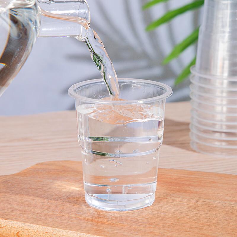 Qie'e Tuantuan Thickened Disposable Transparent Plastic Cups