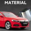 1:24 HONDA  Accord Alloy Car Model Diecasts & Toy Vehicles Metal Car Model High Simulation Sound Light Collection Kids Gifts