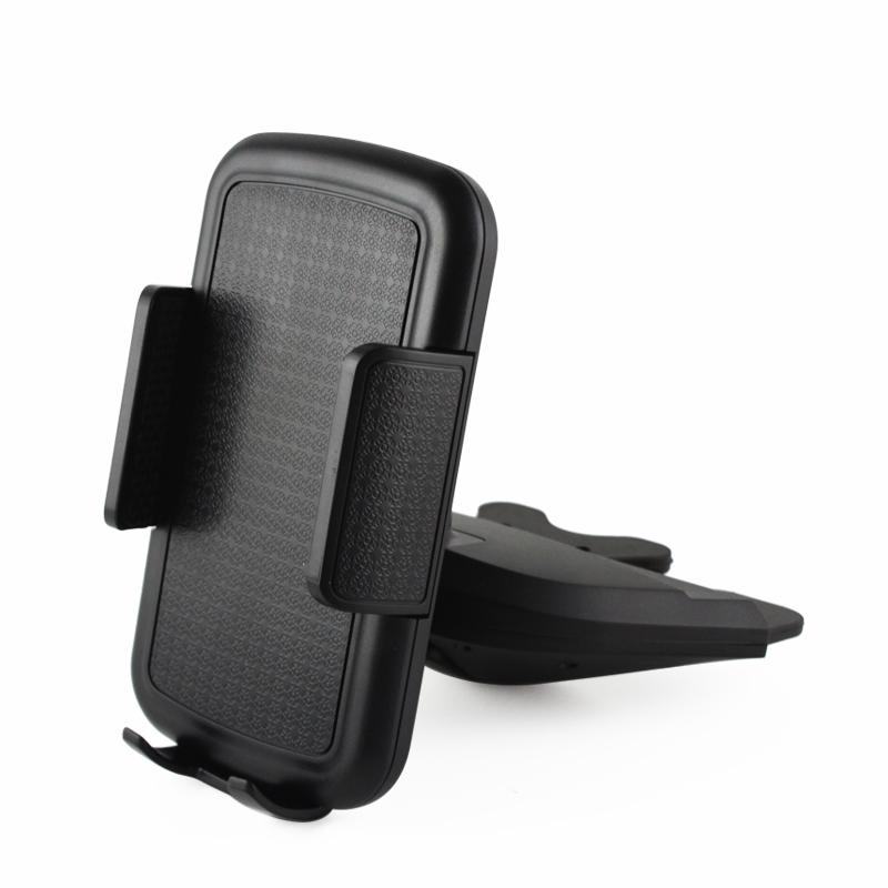 

360 Rotary CD Slot Car Mount Holder for iPhone Samsung Sony etc Width: 70-92mm