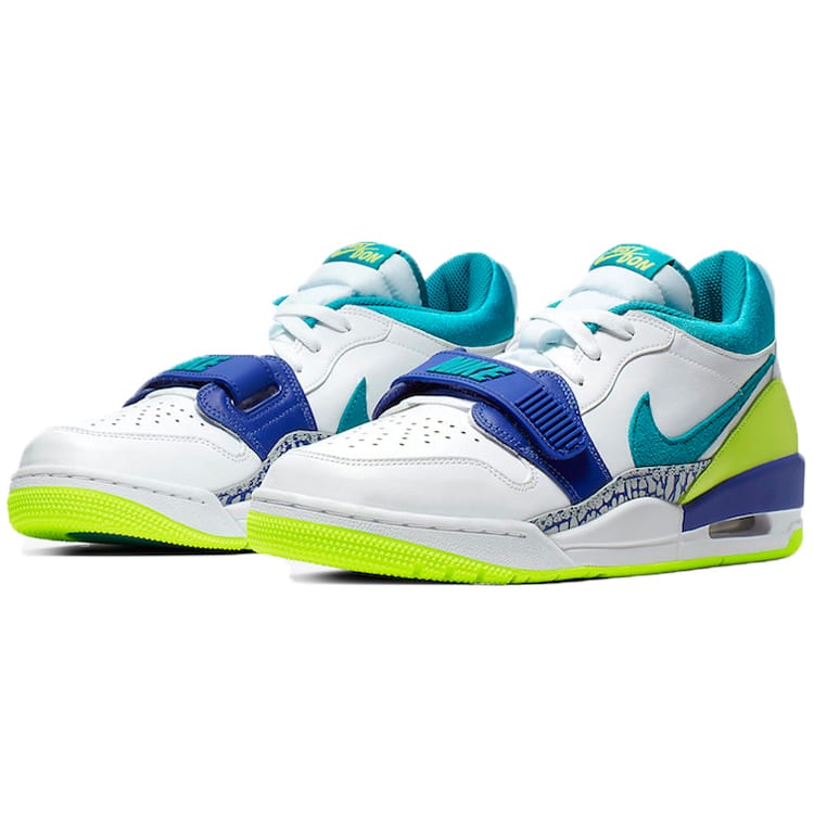 Jordan Legacy 312 Low Ultramarin Neongelb Aquamarin CD7069-103