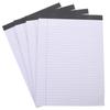 STOBOK Legal Pad A4 White Lined Notebook Report Pad Work Notebook Paper Pages Task Management Meeting Minutes Idea Generation Business 4-Pack - - - -