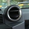 For Land Rover Defender 90 110 130 2004-18 interior moulding Center Console Air Vent Outlet Cover Ring Stickers Car Accessories YJ9