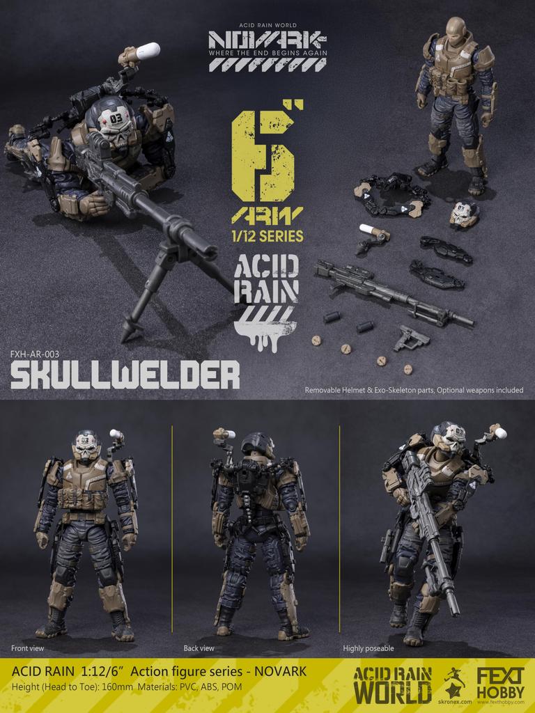 ACID RAIN WORLD "Acid Rain War" FXH-AR-003 SKULLWELDER 1:12 Scale Action Figure
