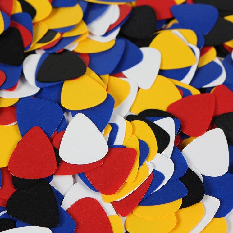 10 stk/ Nye akustiske plukker Plectrum Celluloid elektrisk glatt gitarplukk tilbehør 0,5 mm 0,46 mm 0,71 mm 0,96 mm