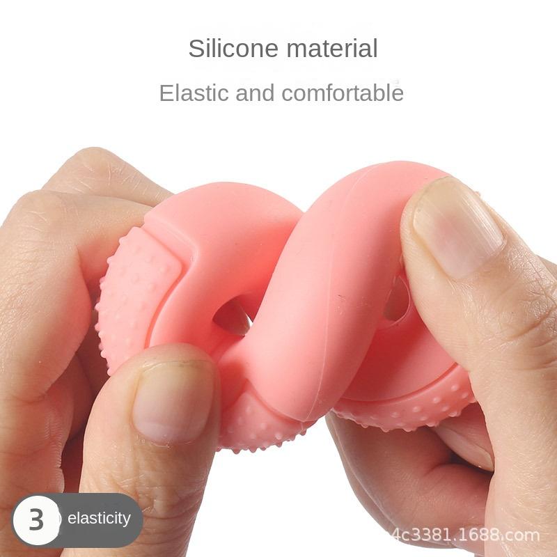 Silicone Mens Adjustable Size Size Arm Muscle Five Finger Strength Training Rehabilitation Grip Ring Exercise Equipment