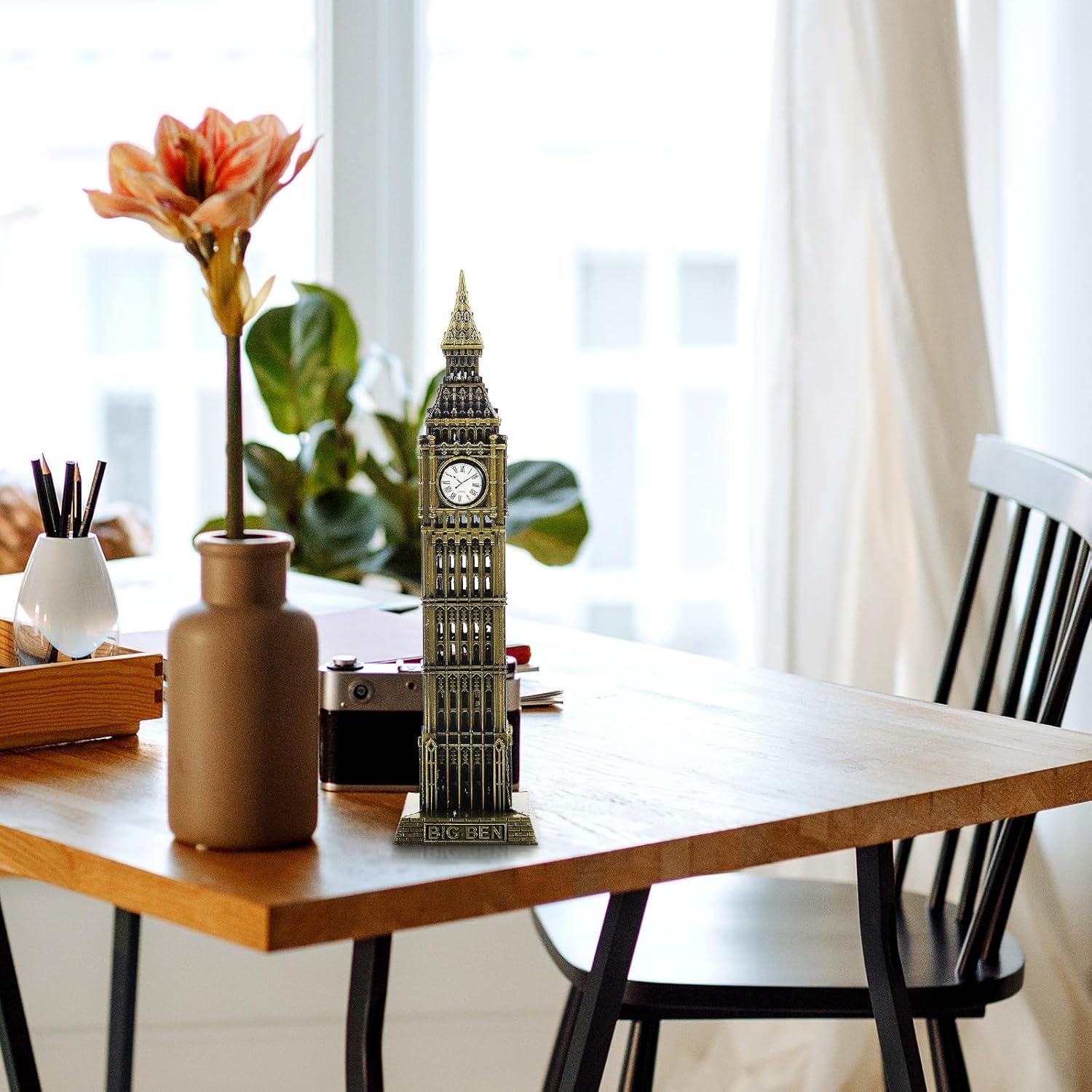 

EXCEART Статуэтка Часовой Башни Биг Бен, Модель Достопримечательностей Лондона, Металлическая Модель Здания Великобритании, Коллекционная Фигурка, Винтажный Домашний Декор на Память о Туризме