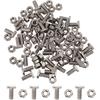 Greenhouse Nuts Bolts Set, 50Set Stainless Steel M6x14 Bolts and M6 Hexagonal Nut Greenhouse Nuts Screws Assortment Set Green House Accessories