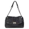 Women's 2024 Retro Casual Denim Chain Shoulder Bag – Large Capacity Commuting Tote