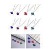 Trendy Heart Pendant Necklace Long Chain Women 2023 Jewelry Choker Necklaces Wedding Jewelry Gift for Valentines Day
