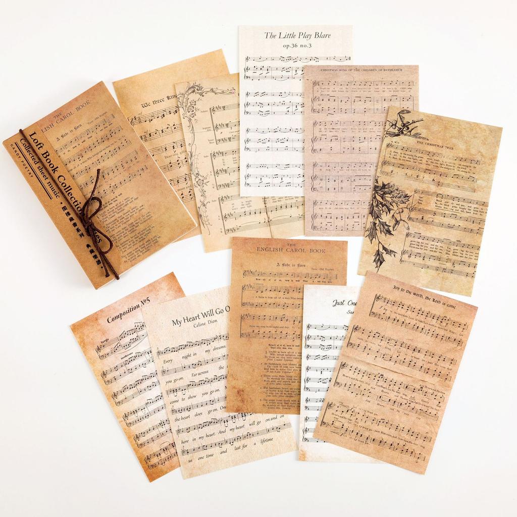 60Pcs Vintage Nostalgic Book Material Paper Journal Scrapbook Collage Base Paper Literary Retro DIY Decor Paper