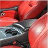 SHINEKA ABS Carbon Fiber Armrest Box Panel Decoration Cover for Dodge Challenger 2015 Up Car Interior Accessories