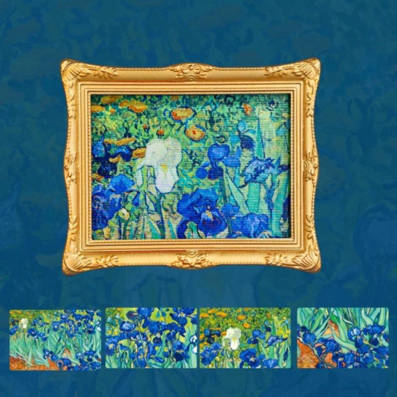 Vincent Van Gogh Paintings Fridge Magnets Sunflowers Impression Sunrise Starry Night Fridge Stickers Home Decor Wedding Gifts