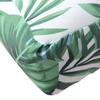 Pallet Cushion with Leaf Pattern 120 X 40 X 12 Cm Fabric