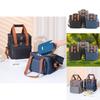 Ice Cooler Bag With Double Layer Insulation For Outdoor Picnics Travel And Food Preservation