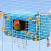 Mjuk papegojhängmatta Förtjockad Fågel Bomullsbo Spara Utrymme Fågelbur Pinne Hus för Papegoja Hamster