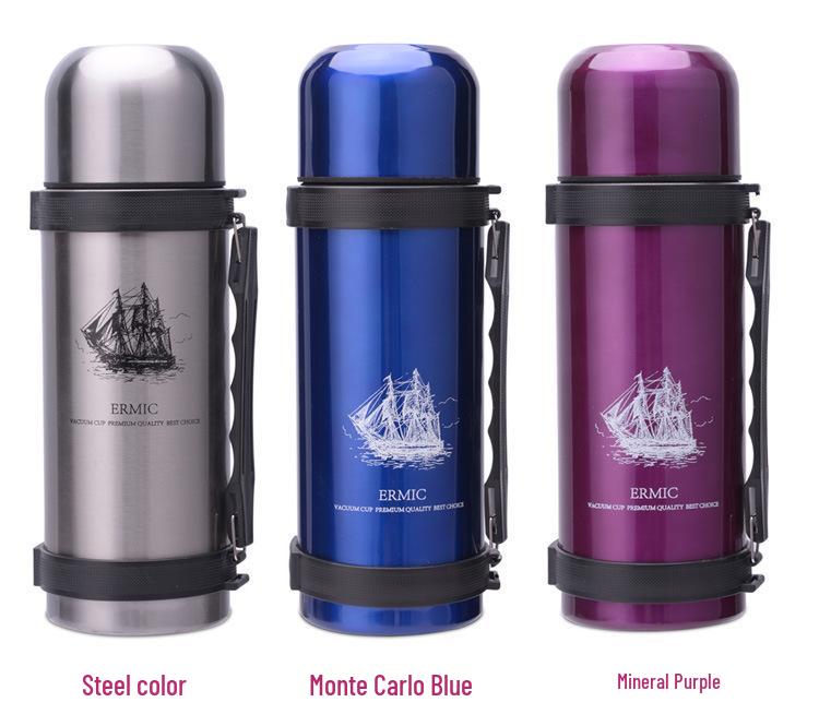 1200ML Stainless Steel Vacuum Insulated Outdoor Thermos Flask