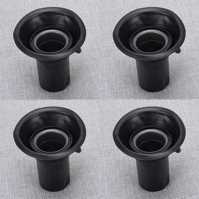 New 4Pcs Black Motorcycle Carburetor Vacuum Diaphragm Membrane Piston Fit For Honda CB750 Nighthawk 750 1991-2000 2001 2002 2003