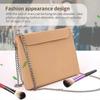 2 in 1 Silicone Makeup Bag Premium Travel Makeup Brush Holder Suitable for Most Beauty Brushes Travel Case Beauty Cosmetic Bag
