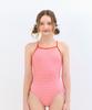 Daibeuintu Fever Cherry Gingham Red Check Women'S Indoor Swimsuit One-Piece Red Plaid Pattern