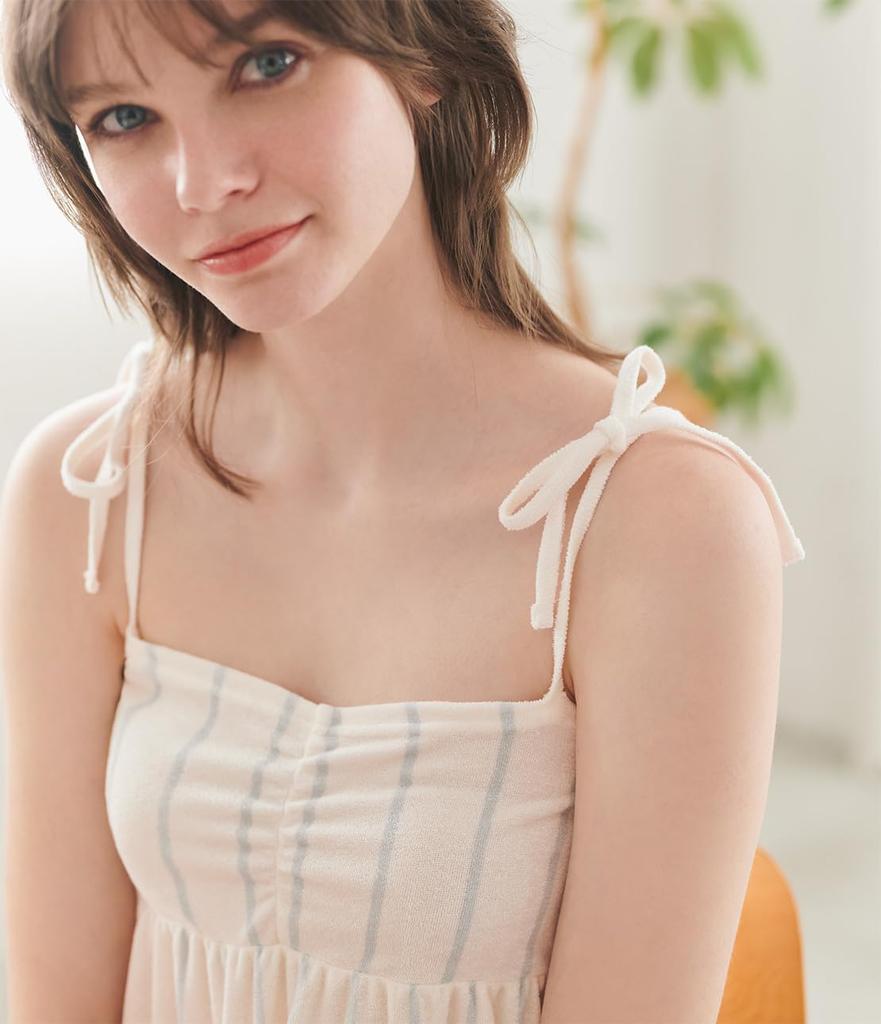 Peach John Coolish Pile Cami One Cool To the Cool Summer Soft To the Cute and Stylish Pajamas, Striped, Size, Touch, Loungewear, Touch,