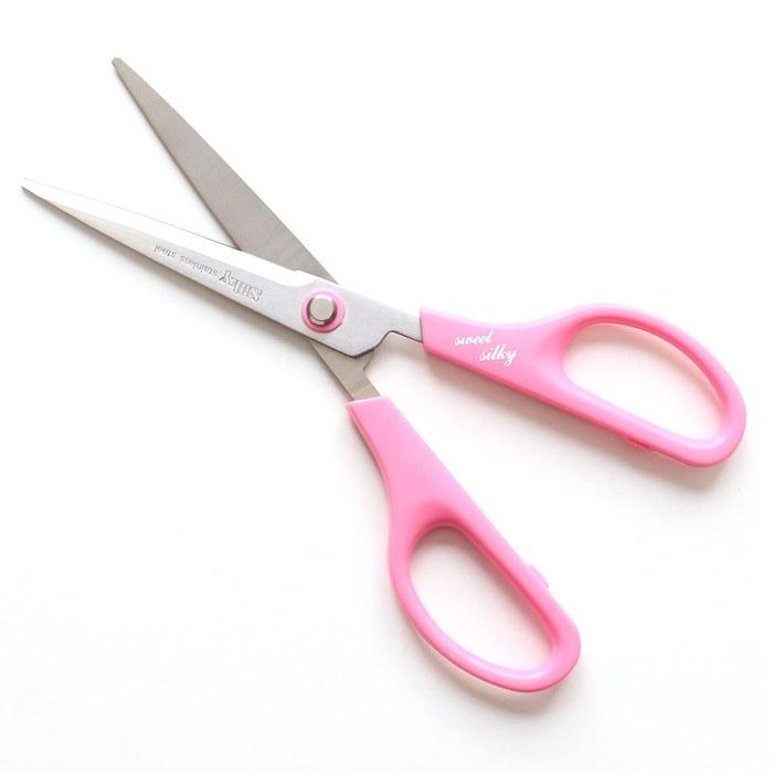 Mizusuzu Scissors for Paper and Fabric Sweet Silky 170mm FMS887-P Pink