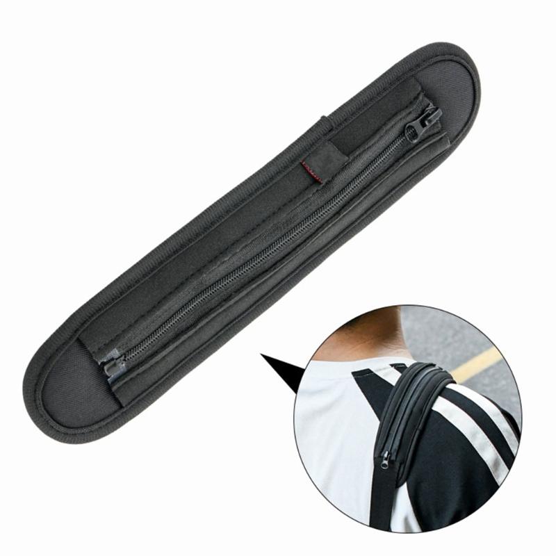 Durable and Comfortable Shoulder Strap Pad Replacement for Backpacks Anti Slip and Zipper Designs Enhanced Comfort