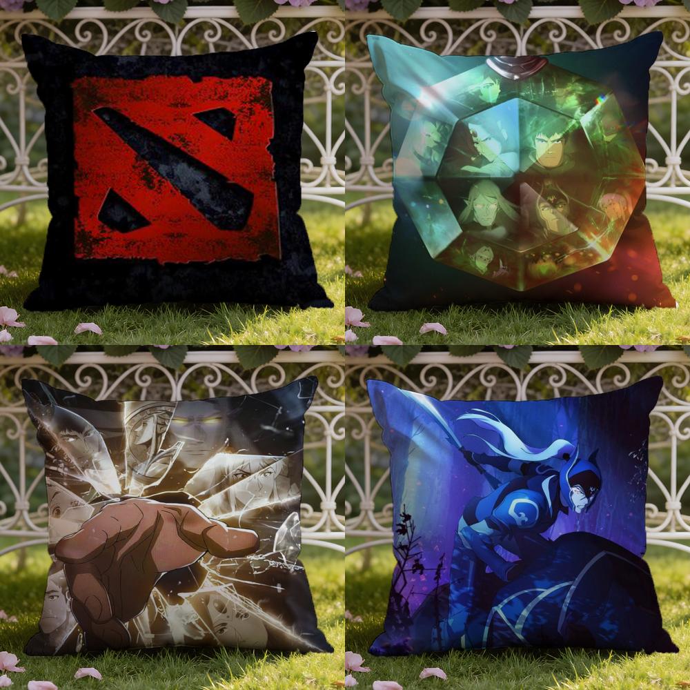 Game Cool D-Dota 2 Cushion Cover Home & Car Dual-Scene Pillow Cover: Reversible for Premium Comfort