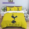 FC Tottenham Hotspur Logo Pattern Bedding Home Decoration Birthday Gift (1 * Duvet Cover + 2 * Pillowcase, Without Core)