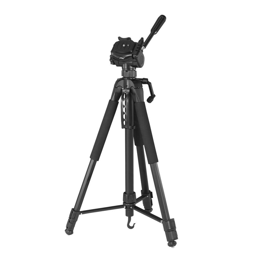 Hama Action 170 3D Camera Height Photography Tripod with Phone and Tablet and Bag for SLR Black Tripod, 62-170cm, Holder, 3-Way Head, Cameras,
