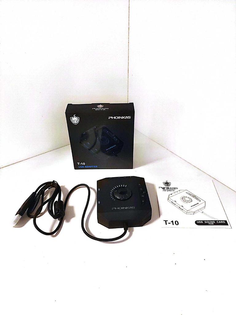 7.1 Channel USB Gaming Audio Converter for Headphones, Microphones, and Speakers