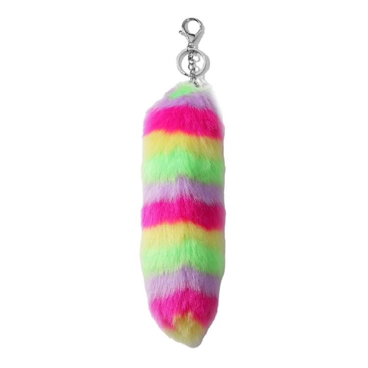 Lightweight Faux Hair Tail Keychain Trendy Y2K Style Tail Keychain Elegant Keyrings Charm For Personal Accessories