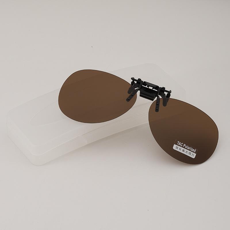 JYL TS Removable Clip On Sunglasses Polarized UV Protection For Driving 1225Sun0021