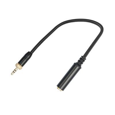 3,5mm auf 6,35mm AUX-Wandlerkabel Stecker auf Buchse Anschlüsse Mikrofonadapter Kabel mit Verriegelung 30cm Länge